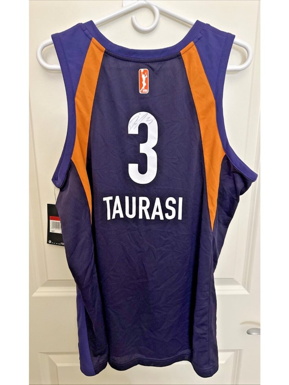 Diana Taurasi Phoenix Mercury Autographed Signed WNBA Nike Swingman L Jersey NWT